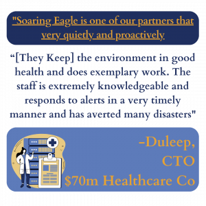 Soaring eagle data solutions provides exemplary work to the healthcare industry