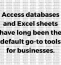 Why you should Transition from Access DB and Excel Sheets to SQL